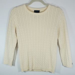 Polo Ralph Lauren Yellow Cotton Knit Sweater